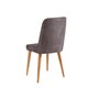 Hanah Home Vina 0701 Conjunto de Mesa de Comedor Extensible y Sillas, Pino Atlántico y Antracita